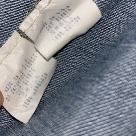 Vintage lambkin/wool denim vest - Picture 4 of 5